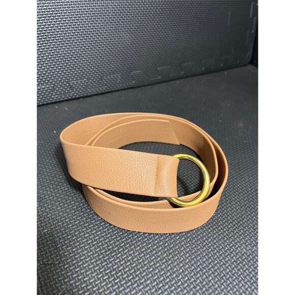 B-Low The Belt Mia Peanut Butter Brown Vegan Leather Belt Women's One Size - Picture 3 of 8